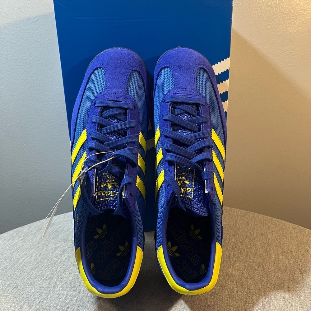 Adidas Originals SL 72 RS Semi Lucid Blue Pure Sulfur NBY Men' Size 11.5 JH5102‍ - Picture 9 of 11